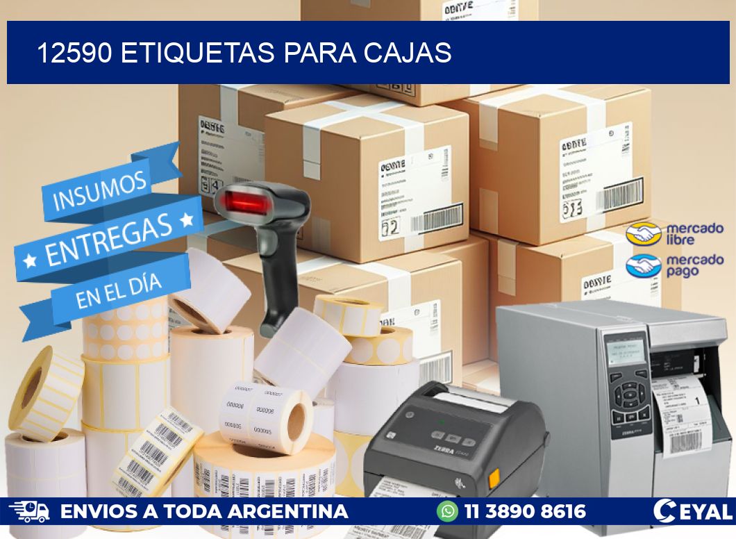 12590 ETIQUETAS PARA CAJAS