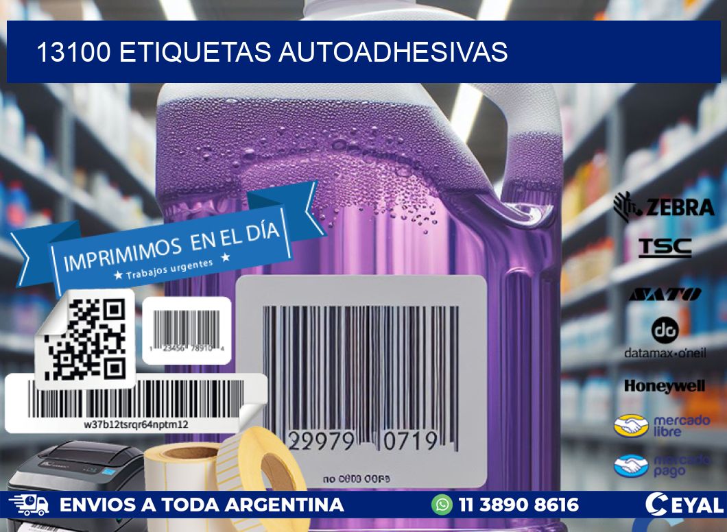 13100 ETIQUETAS AUTOADHESIVAS