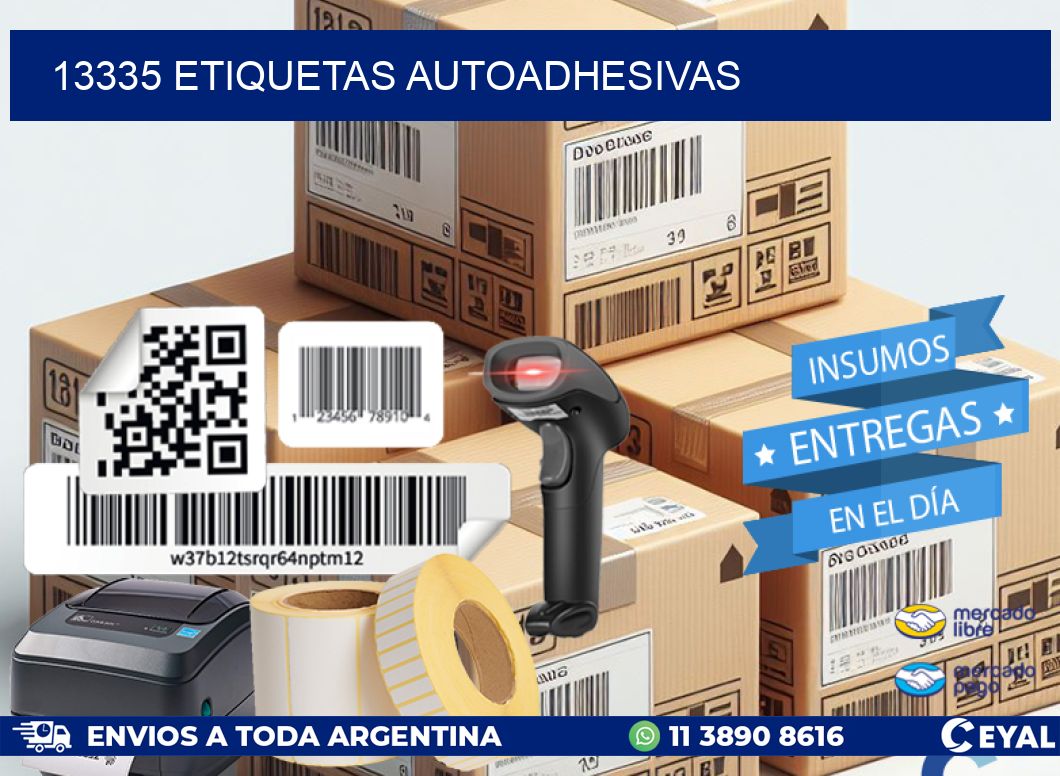 13335 ETIQUETAS AUTOADHESIVAS