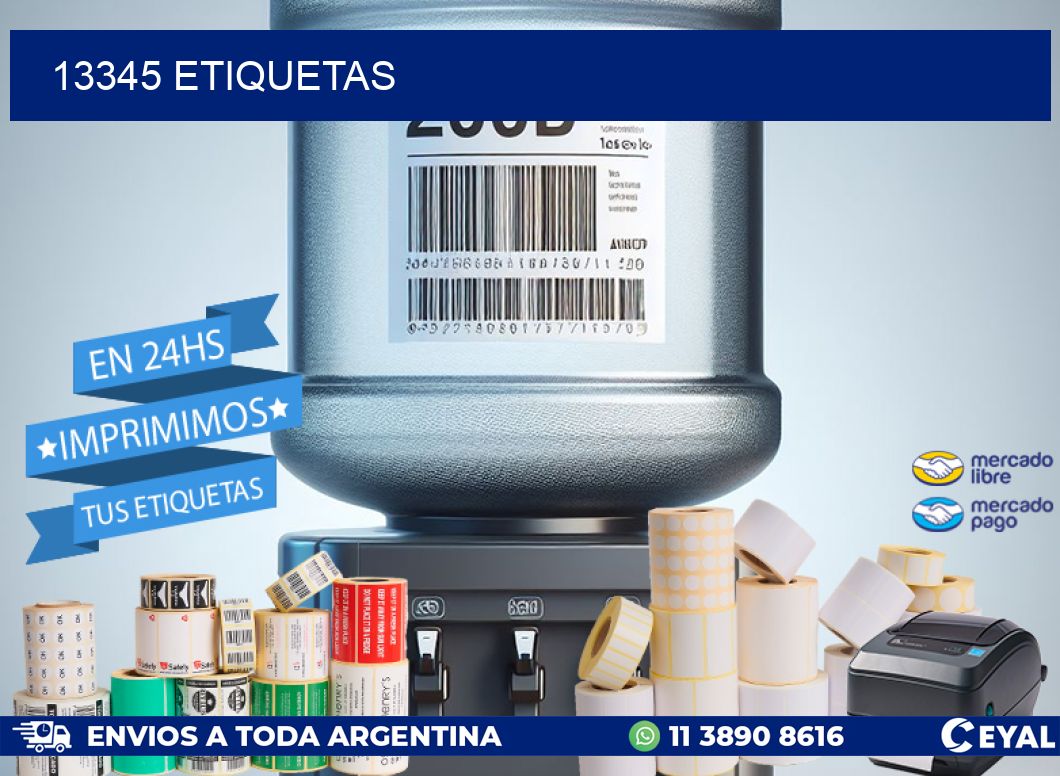 13345 ETIQUETAS