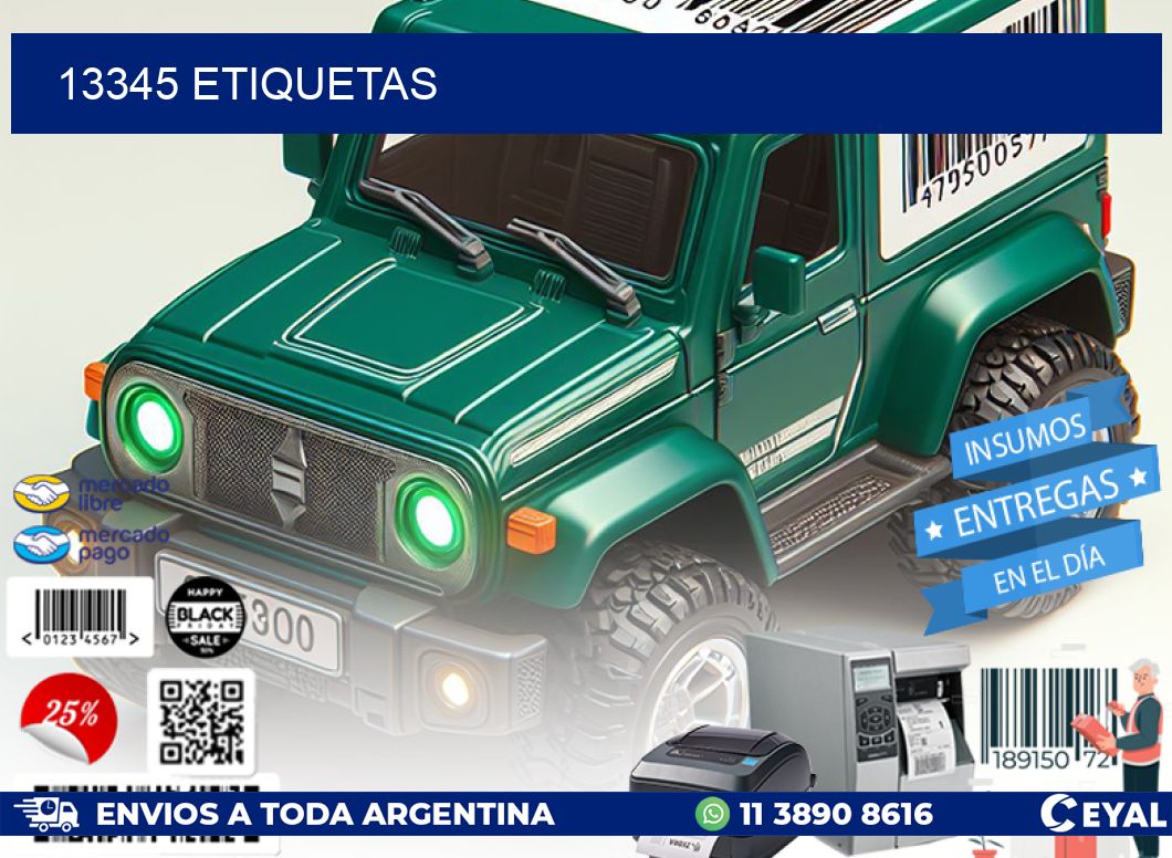 13345 ETIQUETAS