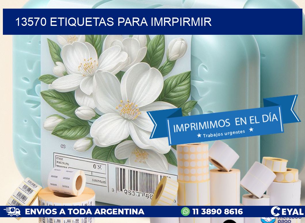 13570 ETIQUETAS PARA IMRPIRMIR