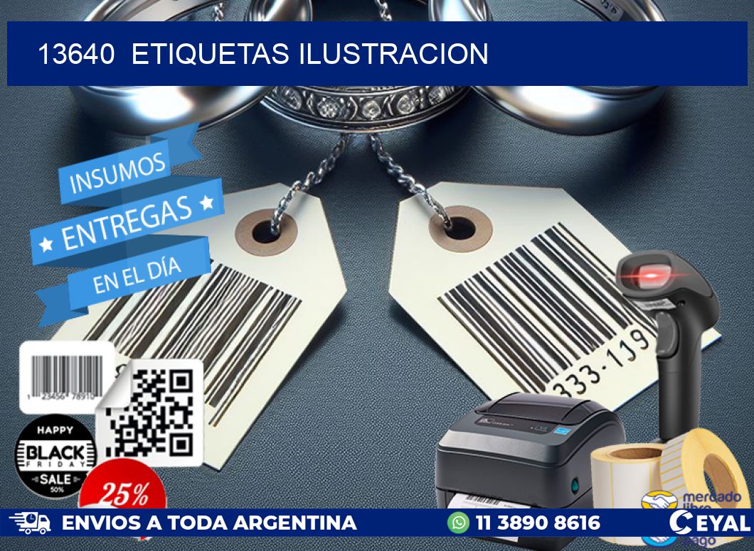 13640  ETIQUETAS ILUSTRACION
