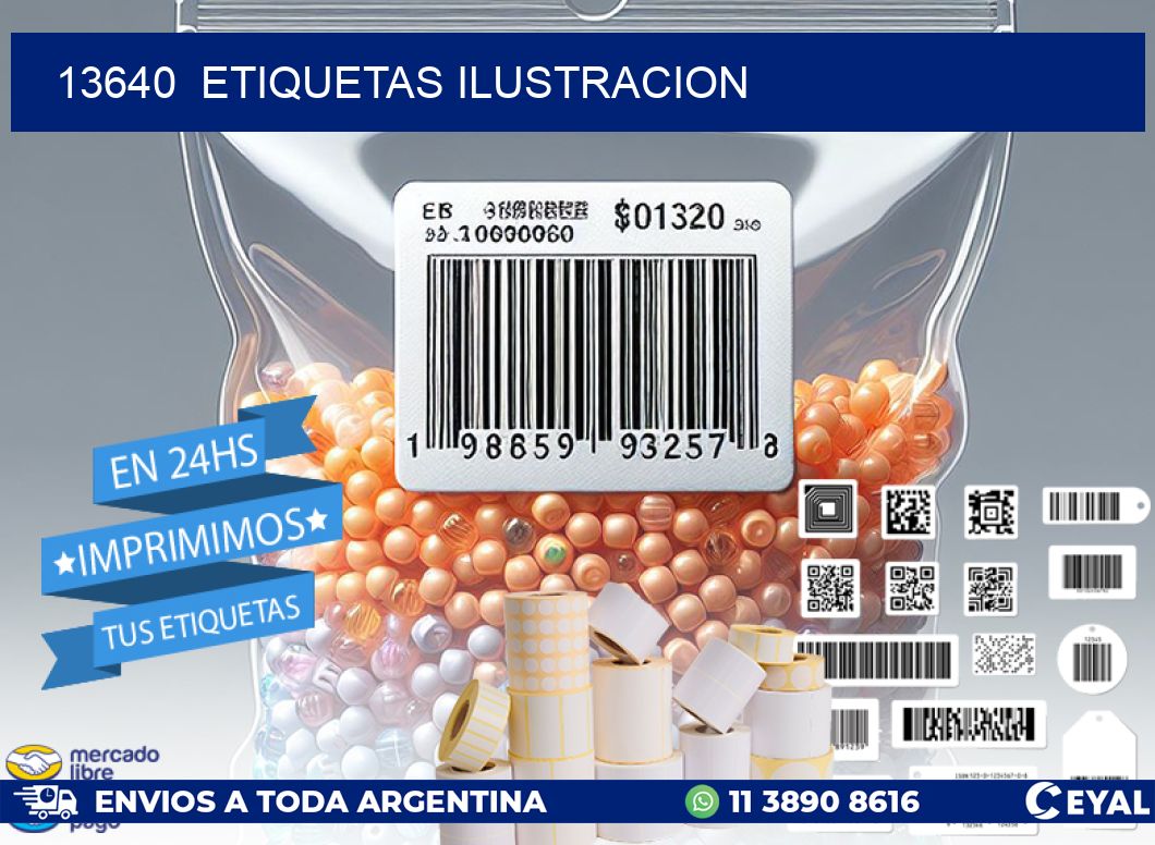 13640  ETIQUETAS ILUSTRACION