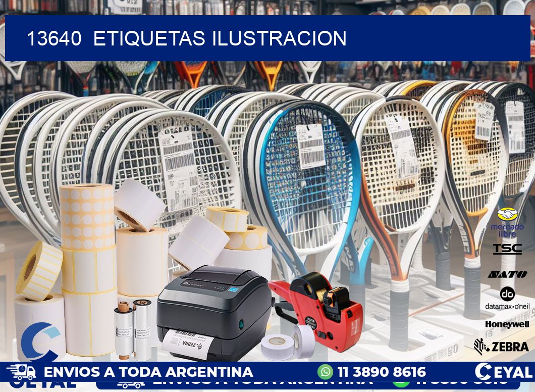 13640  ETIQUETAS ILUSTRACION