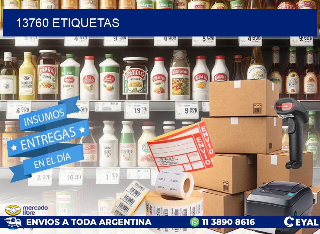 13760 ETIQUETAS