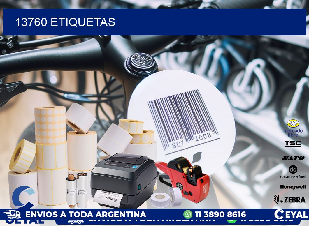 13760 ETIQUETAS