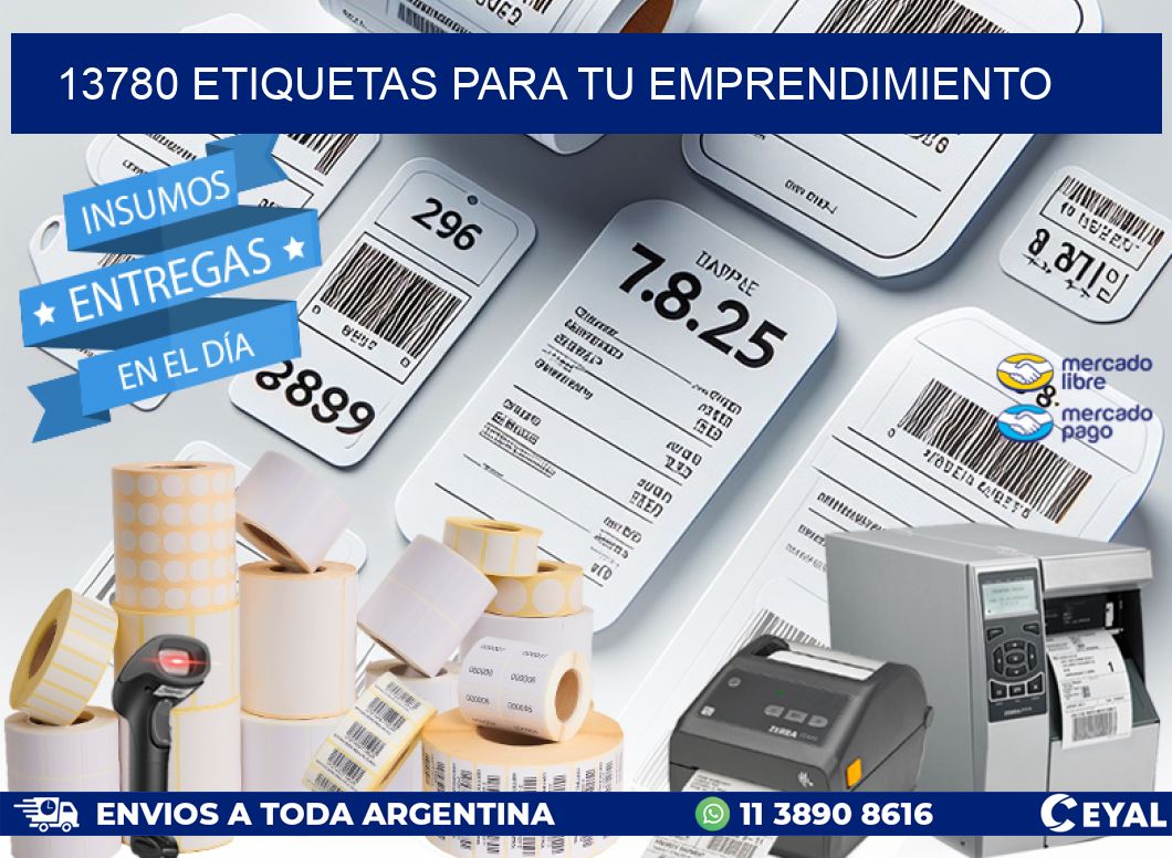 13780 ETIQUETAS PARA TU EMPRENDIMIENTO