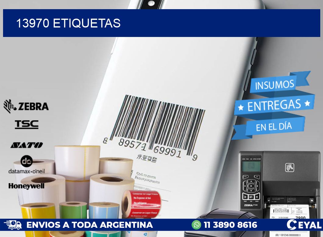 13970 ETIQUETAS