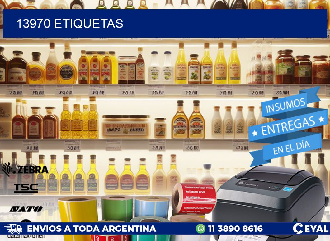 13970 ETIQUETAS