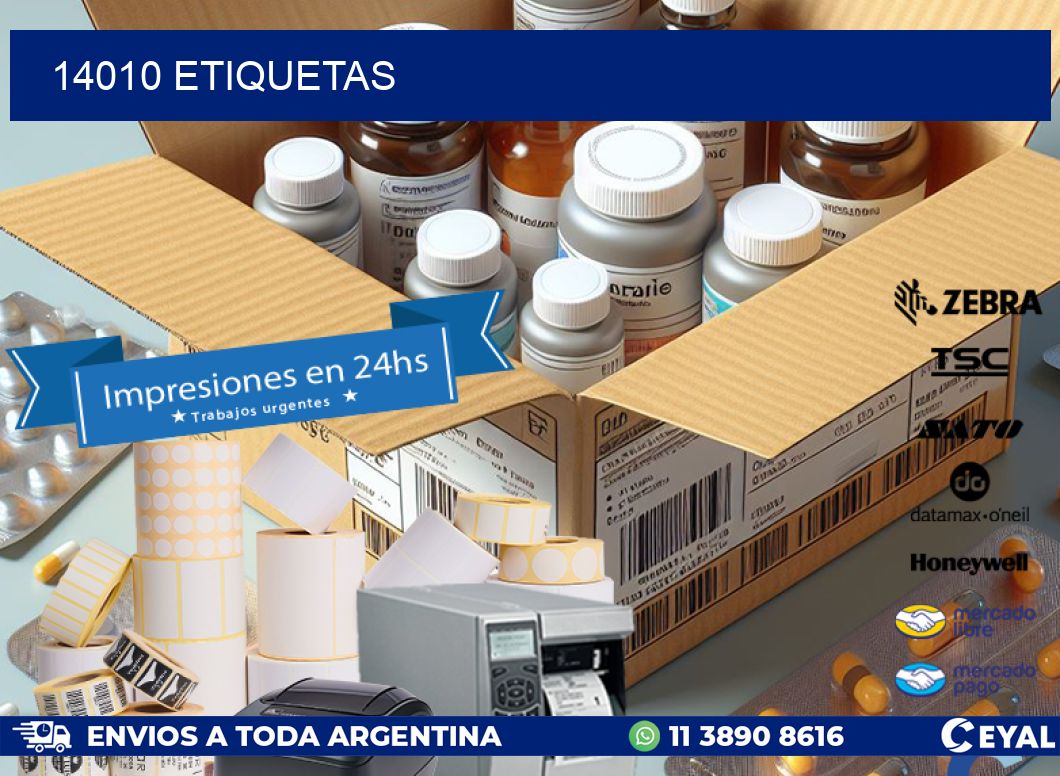 14010 ETIQUETAS