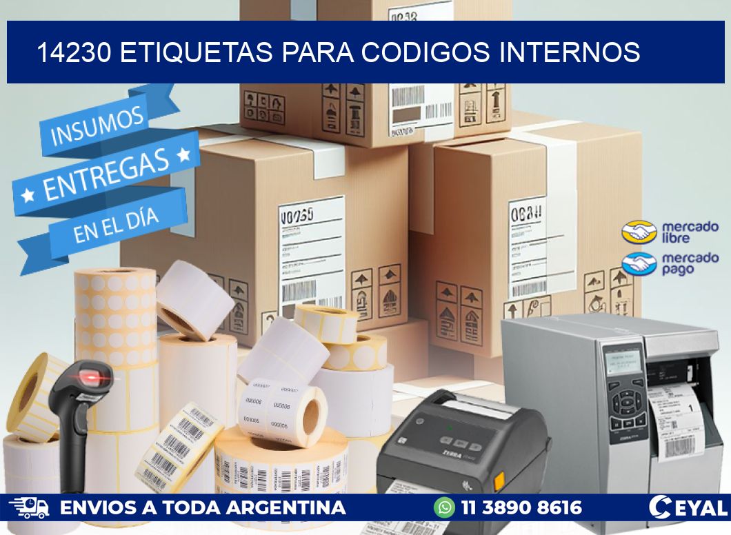 14230 ETIQUETAS PARA CODIGOS INTERNOS