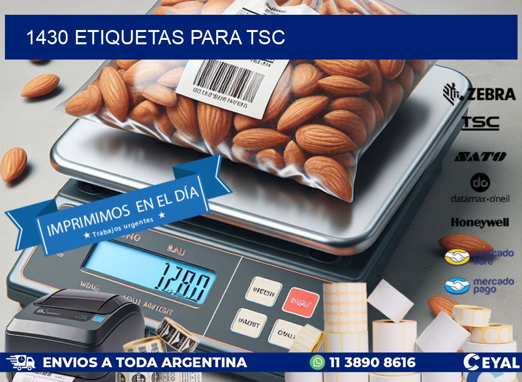 1430 ETIQUETAS PARA TSC