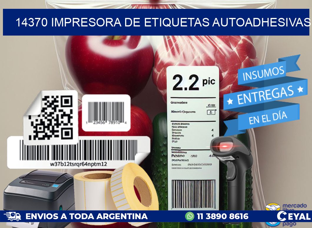 14370 IMPRESORA DE ETIQUETAS AUTOADHESIVAS