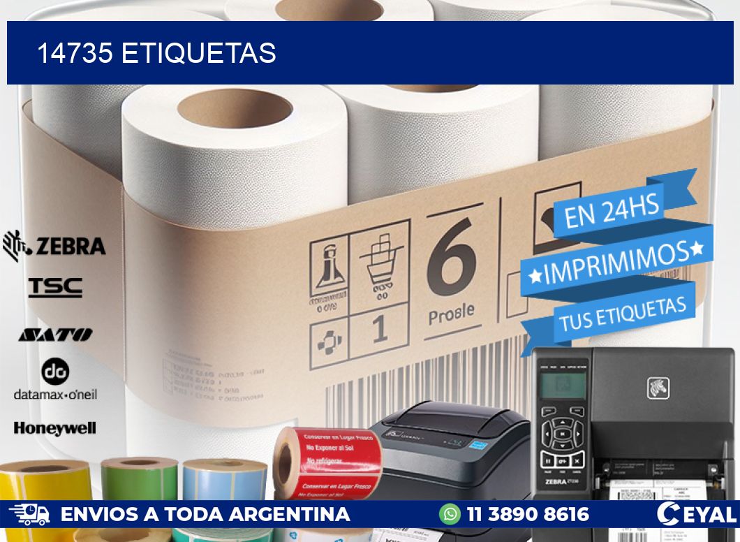 14735 ETIQUETAS