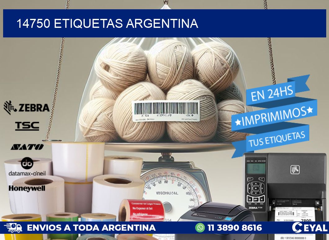 14750 ETIQUETAS ARGENTINA