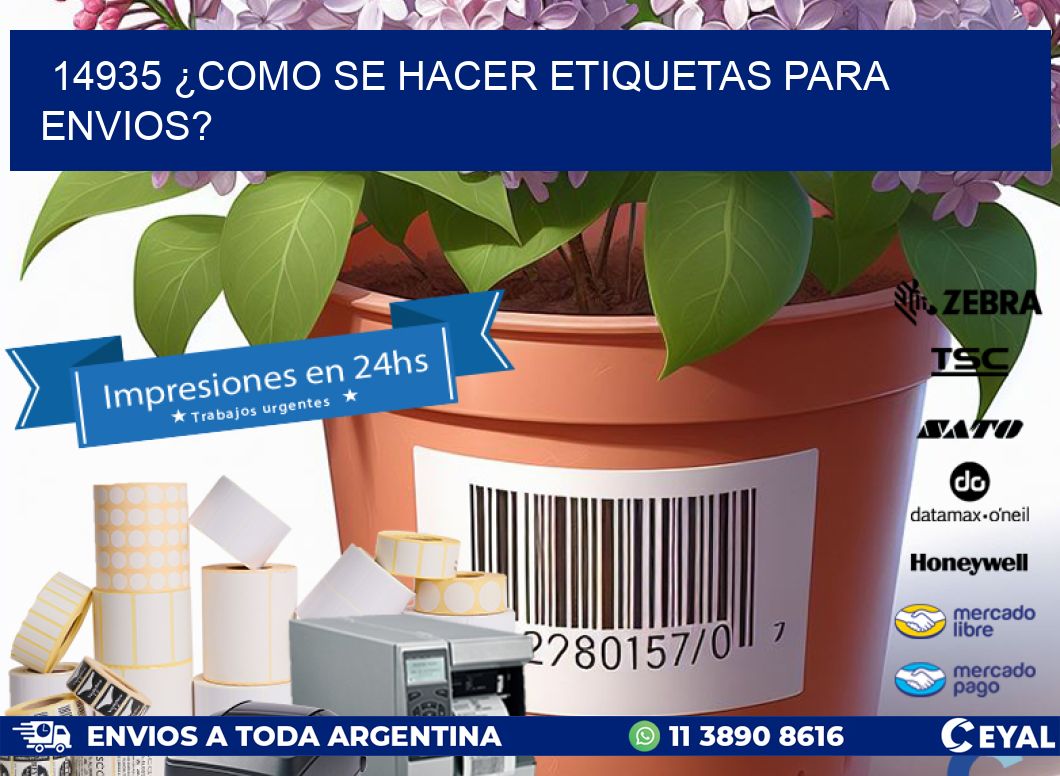 14935 ¿COMO SE HACER ETIQUETAS PARA ENVIOS? | Etiquetas Ceyal