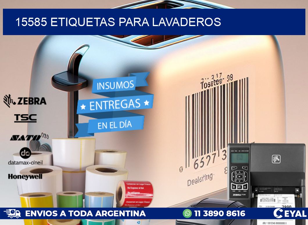 15585 ETIQUETAS PARA LAVADEROS