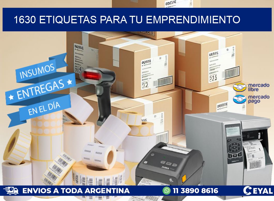 1630 ETIQUETAS PARA TU EMPRENDIMIENTO