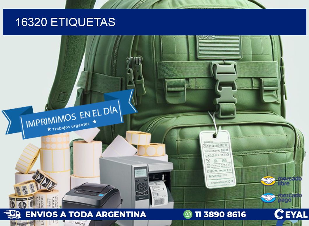 16320 ETIQUETAS