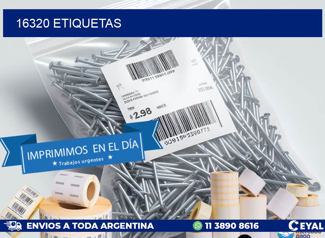16320 ETIQUETAS
