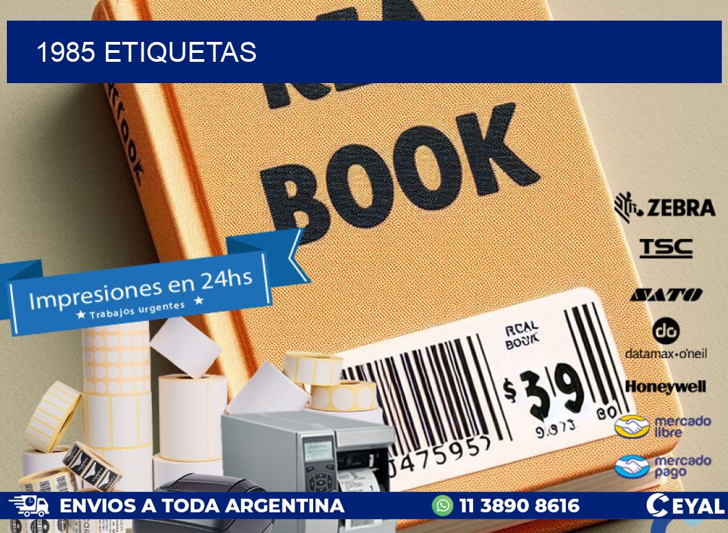 1985 ETIQUETAS