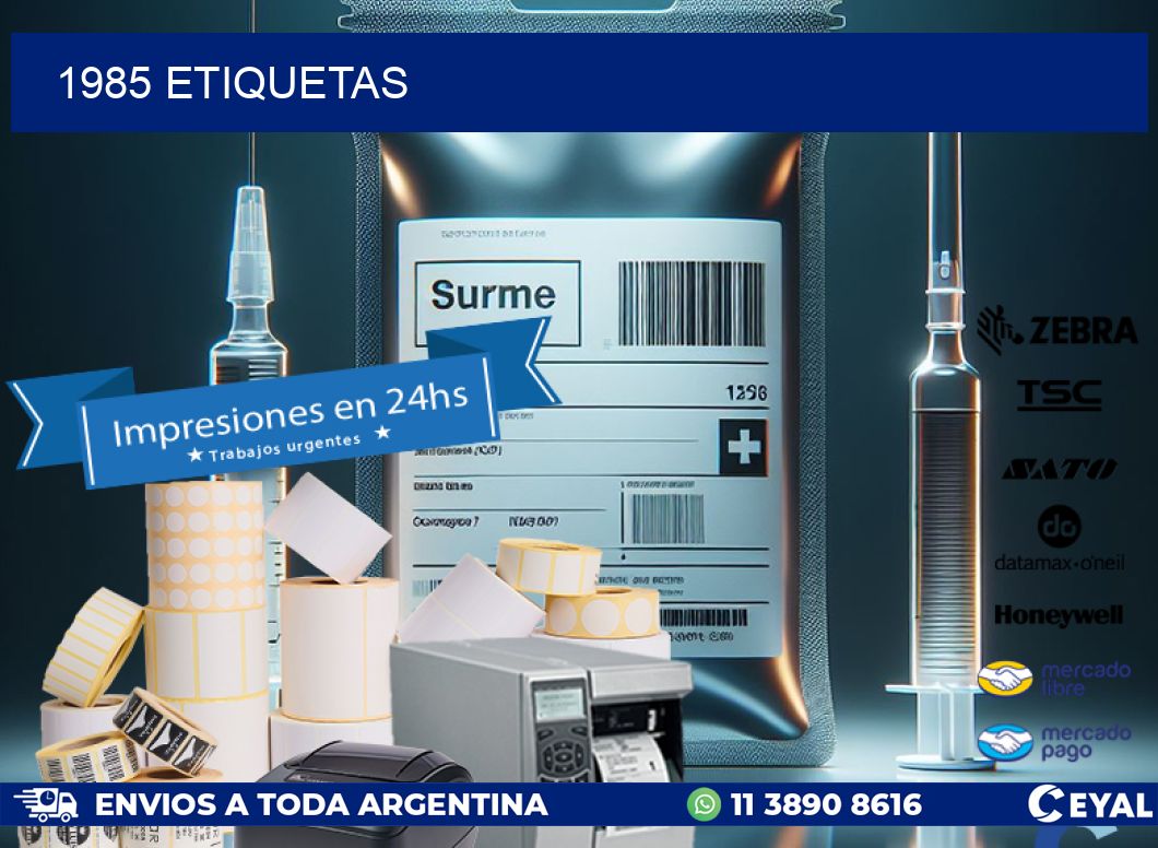 1985 ETIQUETAS