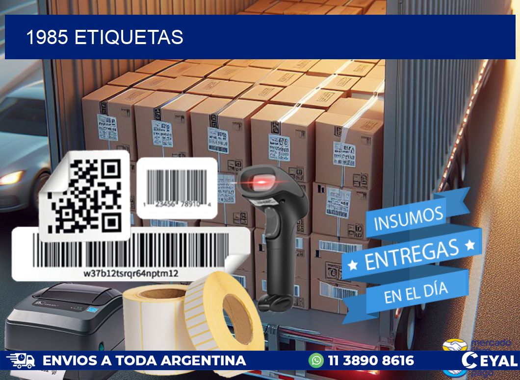 1985 ETIQUETAS