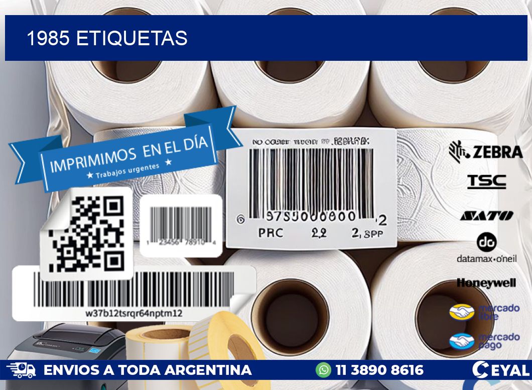 1985 ETIQUETAS