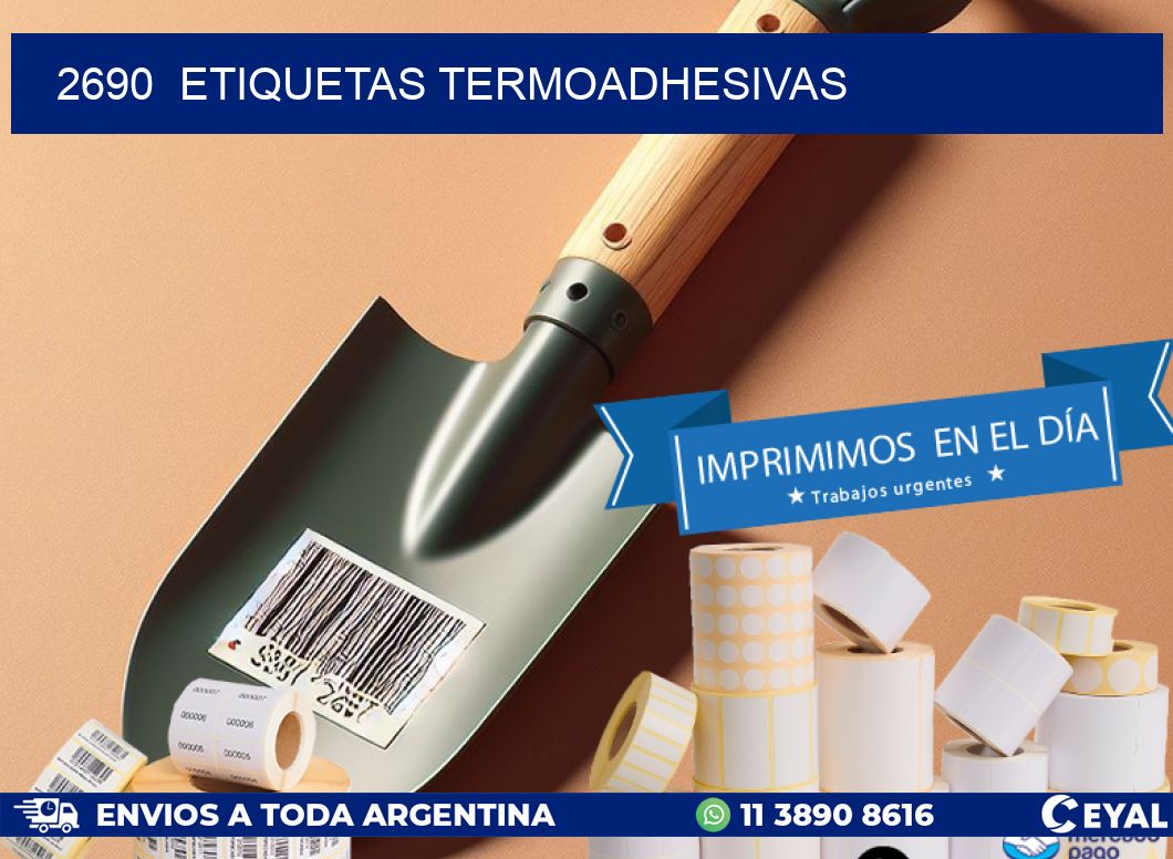2690  ETIQUETAS TERMOADHESIVAS