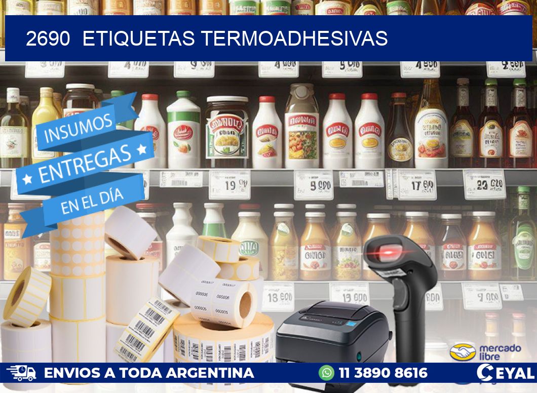 2690  ETIQUETAS TERMOADHESIVAS