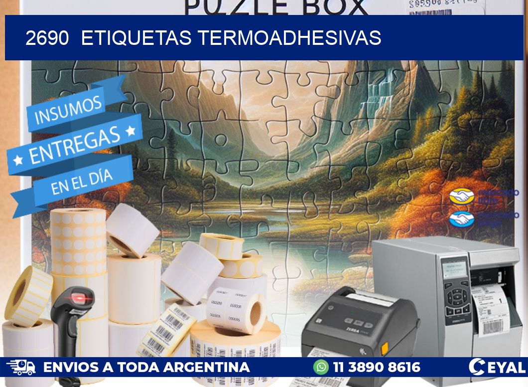 2690  ETIQUETAS TERMOADHESIVAS