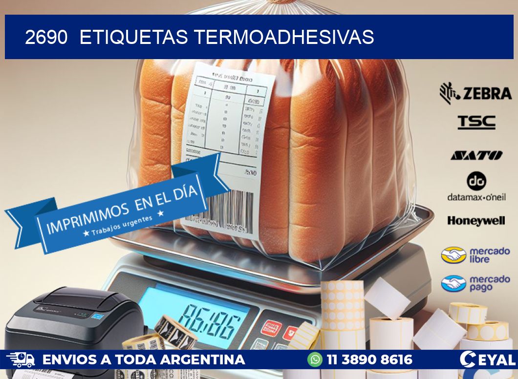 2690  ETIQUETAS TERMOADHESIVAS