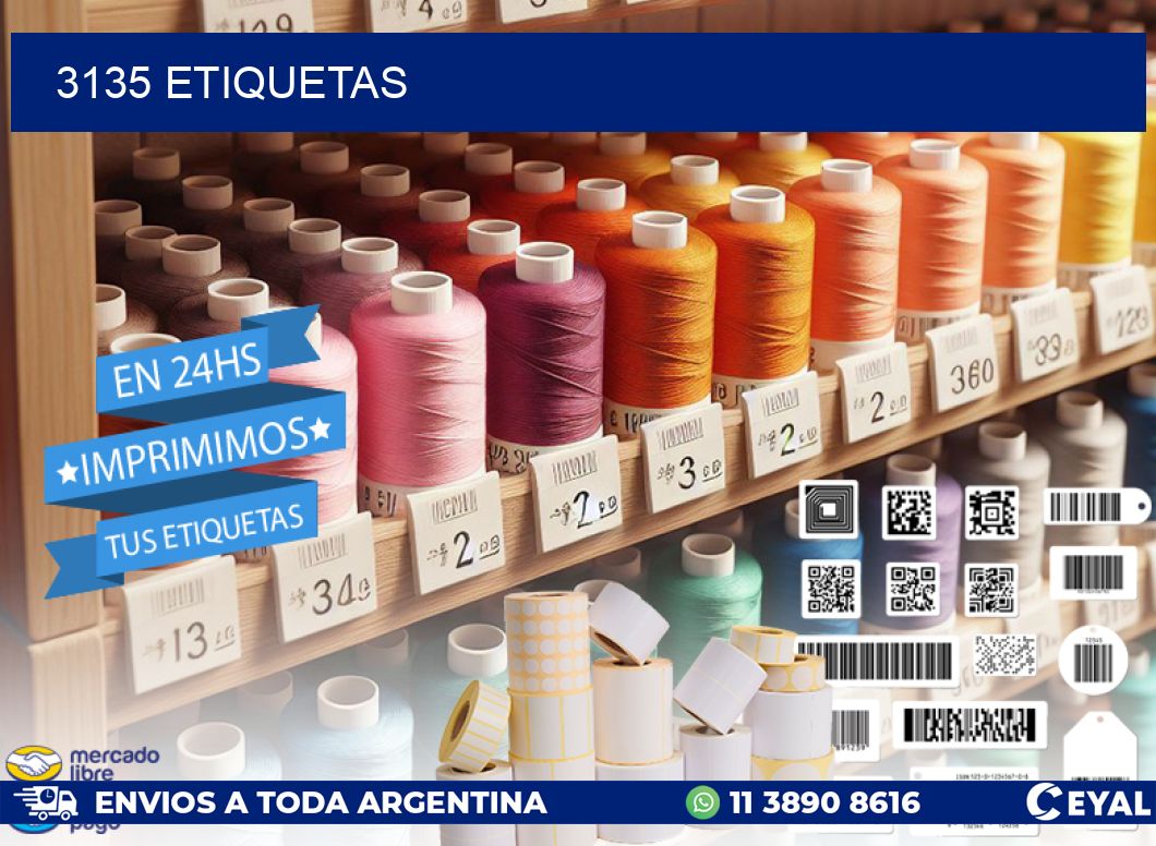 3135 ETIQUETAS