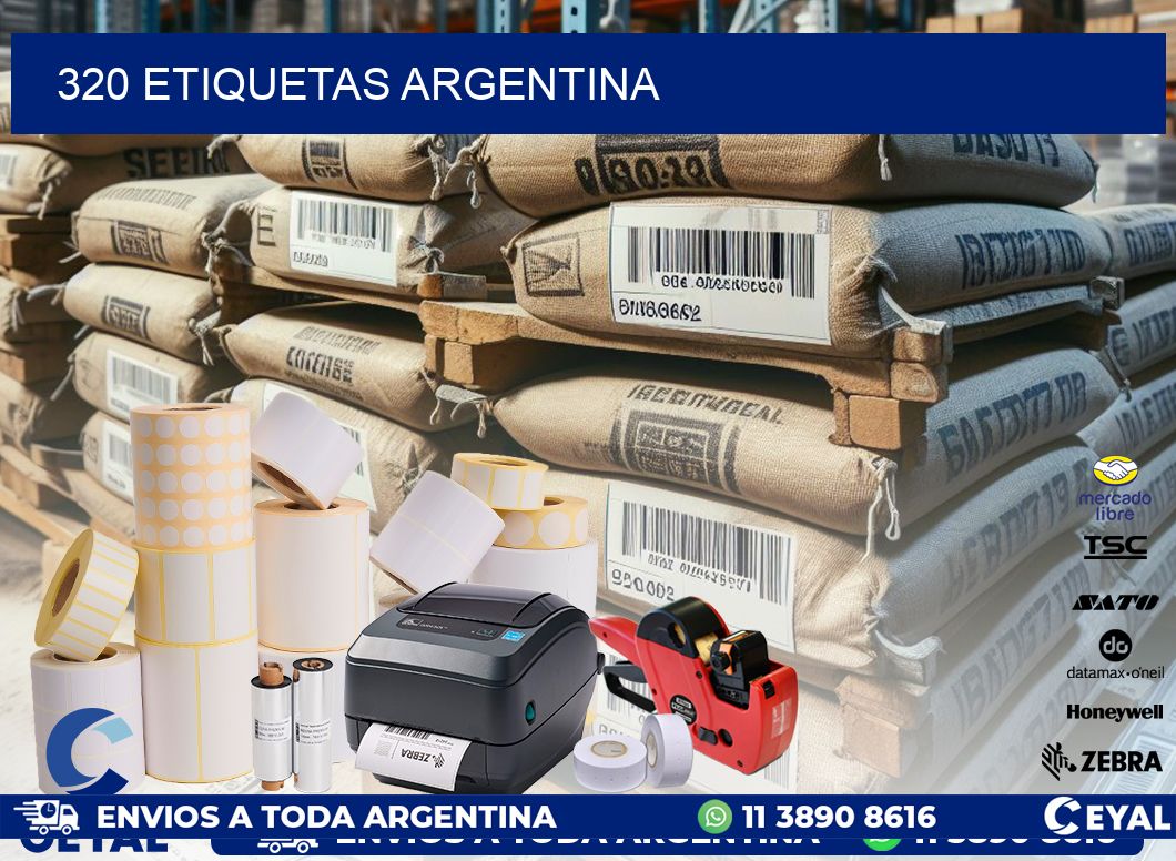 320 ETIQUETAS ARGENTINA