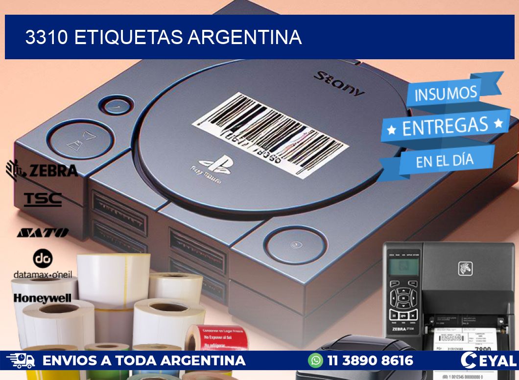 3310 ETIQUETAS ARGENTINA