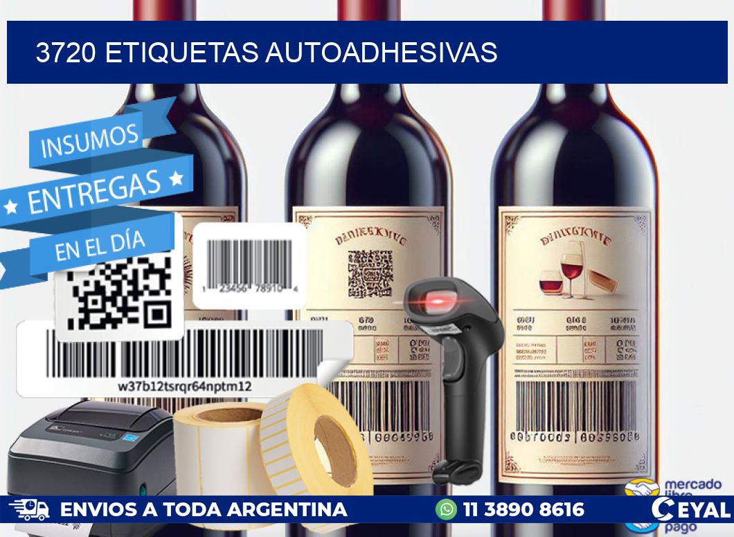 3720 ETIQUETAS AUTOADHESIVAS