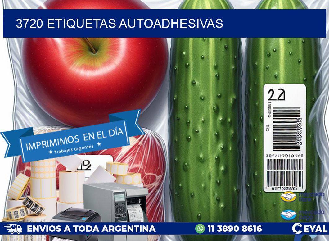 3720 ETIQUETAS AUTOADHESIVAS