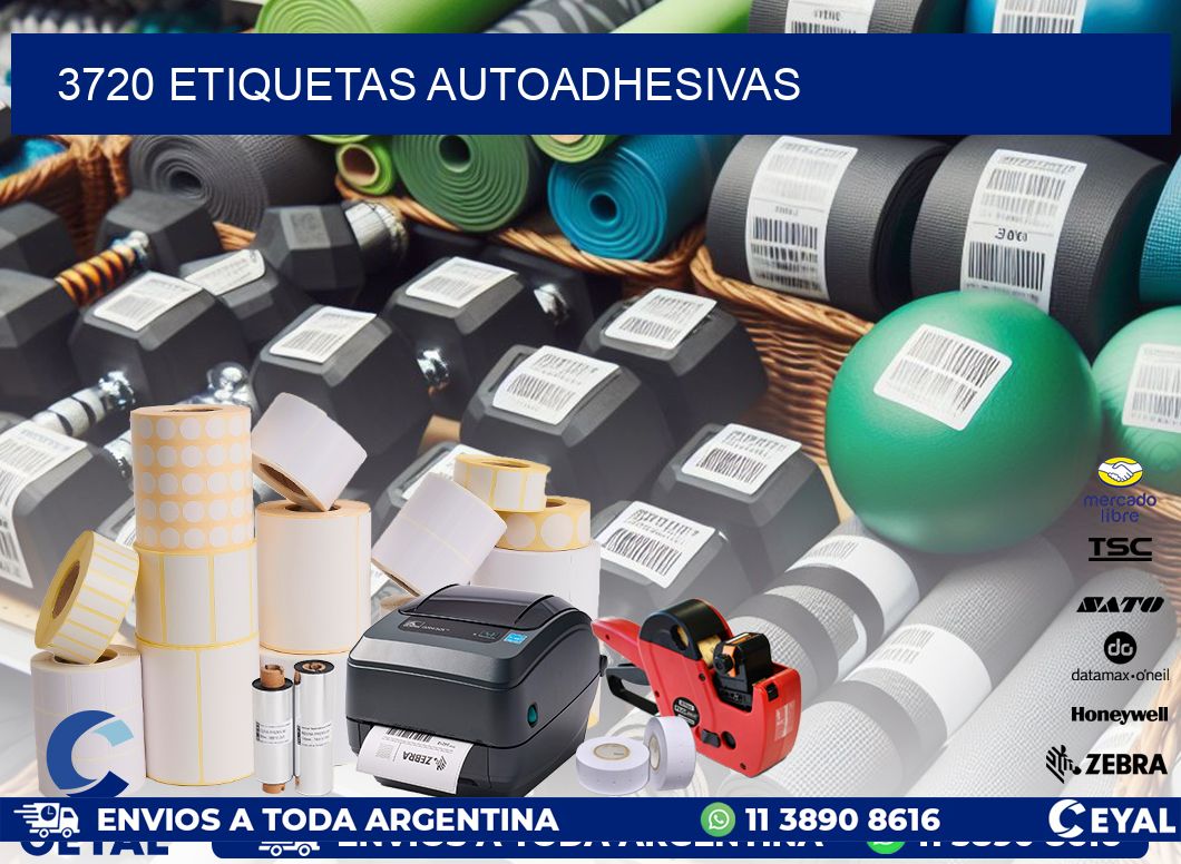 3720 ETIQUETAS AUTOADHESIVAS