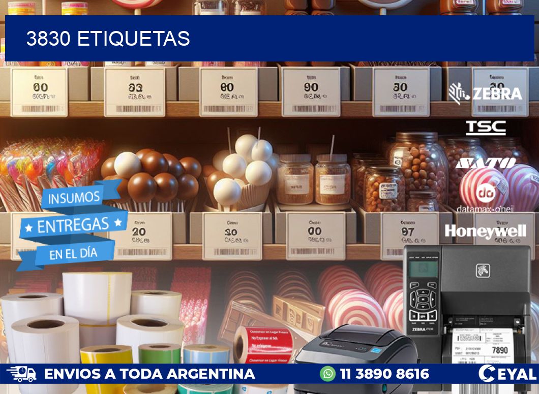 3830 ETIQUETAS