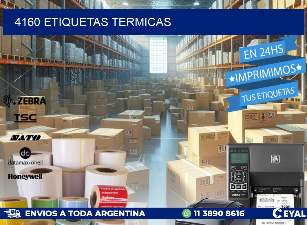 4160 ETIQUETAS TERMICAS