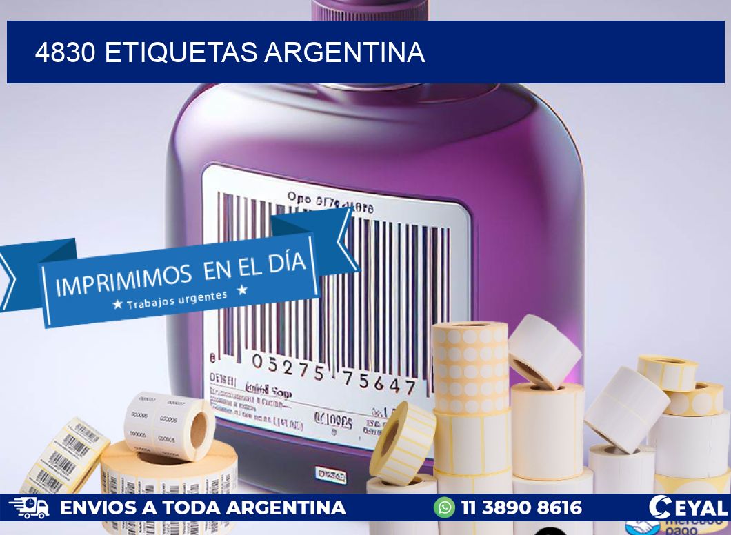 4830 ETIQUETAS ARGENTINA