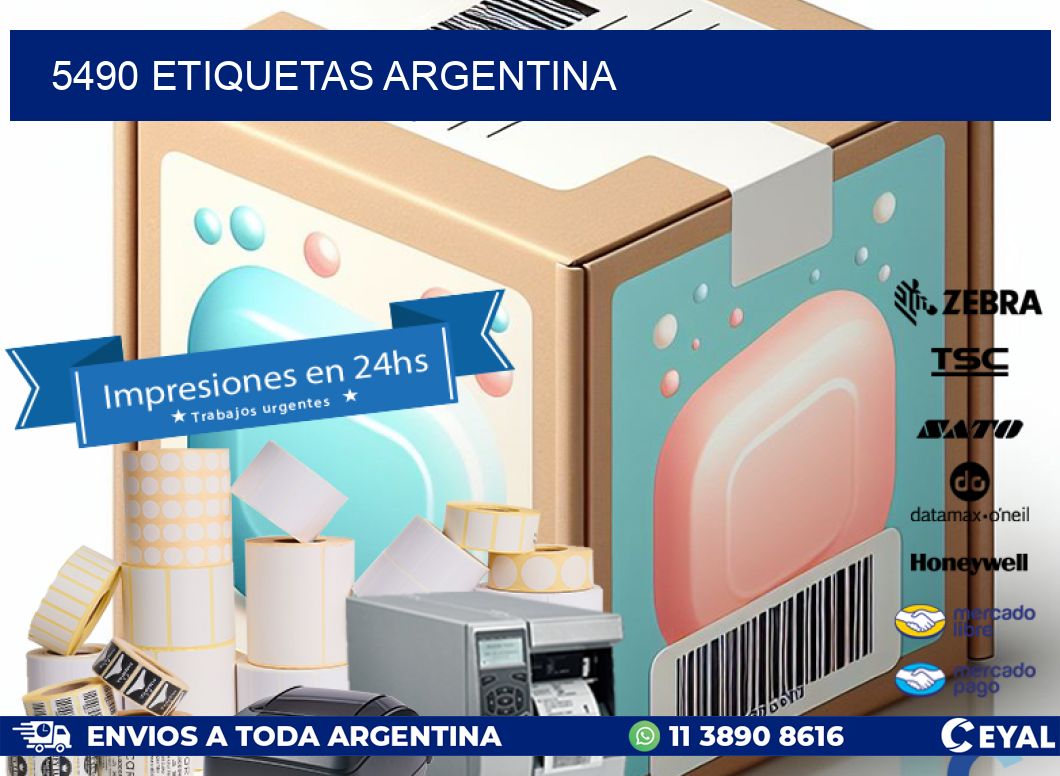 5490 ETIQUETAS ARGENTINA