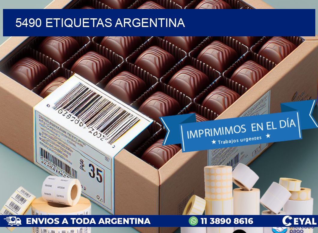 5490 ETIQUETAS ARGENTINA