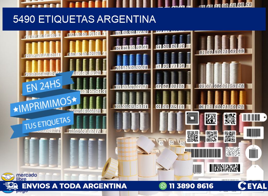 5490 ETIQUETAS ARGENTINA