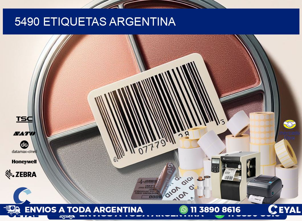 5490 ETIQUETAS ARGENTINA