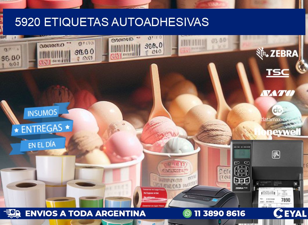 5920 ETIQUETAS AUTOADHESIVAS