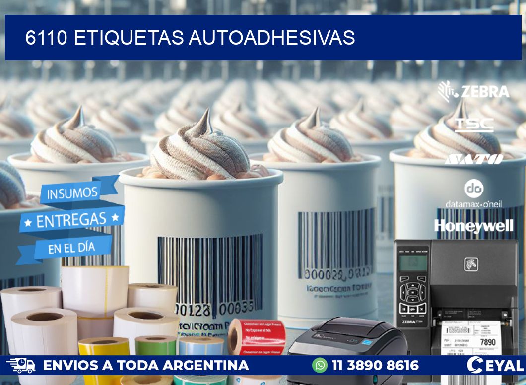 6110 ETIQUETAS AUTOADHESIVAS