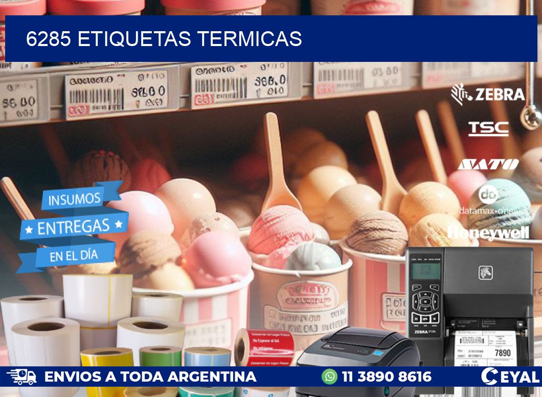 6285 ETIQUETAS TERMICAS
