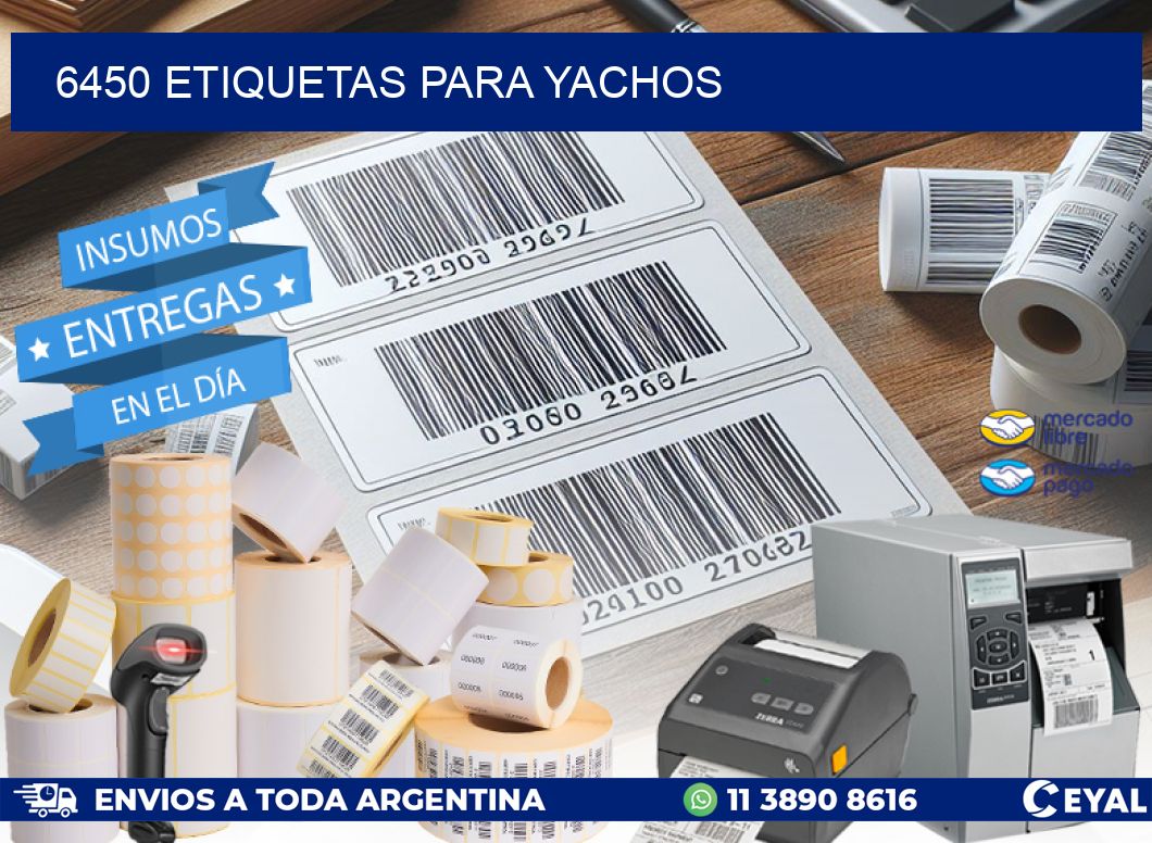 6450 ETIQUETAS PARA YACHOS